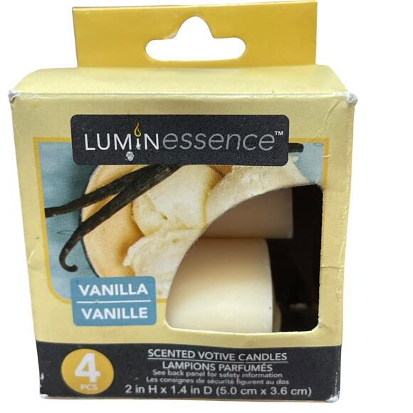 Luminessence Vanilla Scented Candle 7oz Hostess Housewarming Lot of 8 Gift Decor - Picture 8 of 11